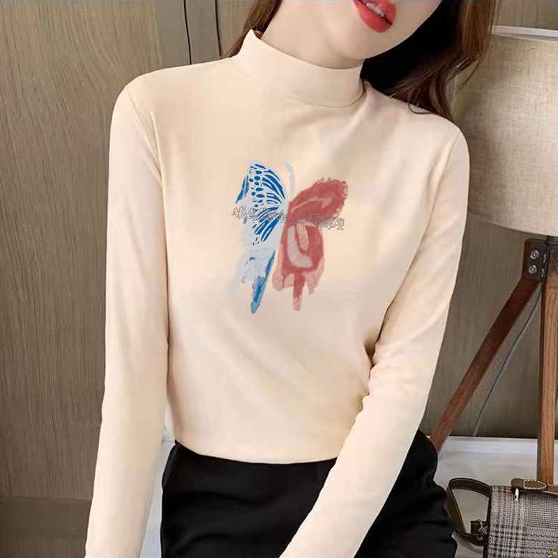 Áo Sơ Mi Tay Dài Cổ Cao oversize 3xl Thời Trang Mùa Thu Cho Nữ #R1196