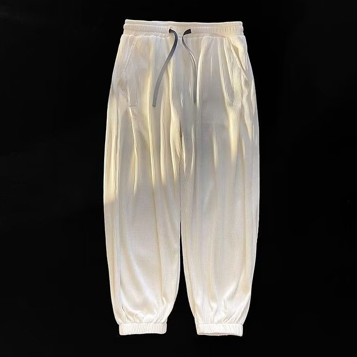 M-5XLQuần Dài Thể Thao Họa Tiết Sọc Thời Trang Phong Cách Hàn Quốc Cho Nam / Nữ