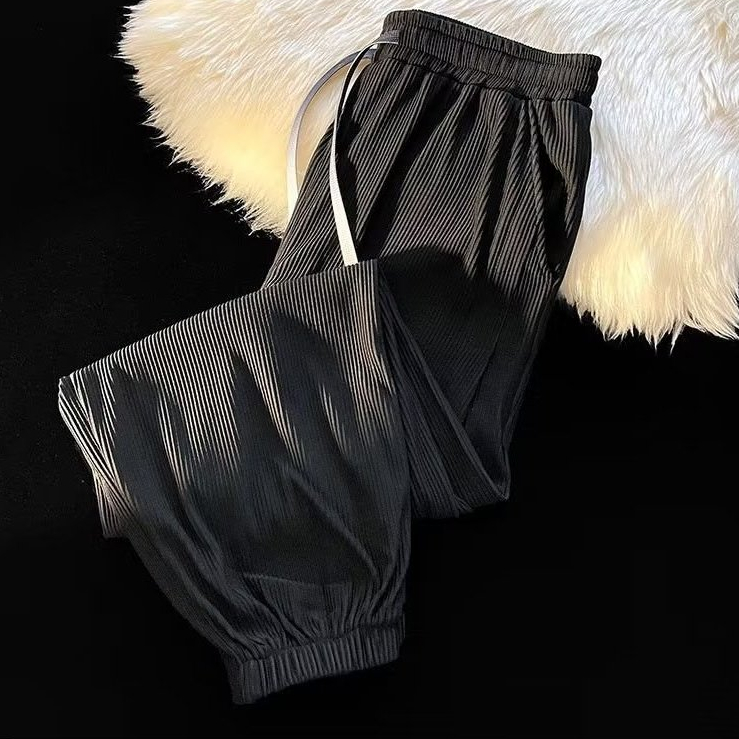 M-5XLQuần Dài Thể Thao Họa Tiết Sọc Thời Trang Phong Cách Hàn Quốc Cho Nam / Nữ