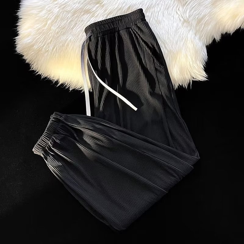 M-5XLQuần Dài Thể Thao Họa Tiết Sọc Thời Trang Phong Cách Hàn Quốc Cho Nam / Nữ