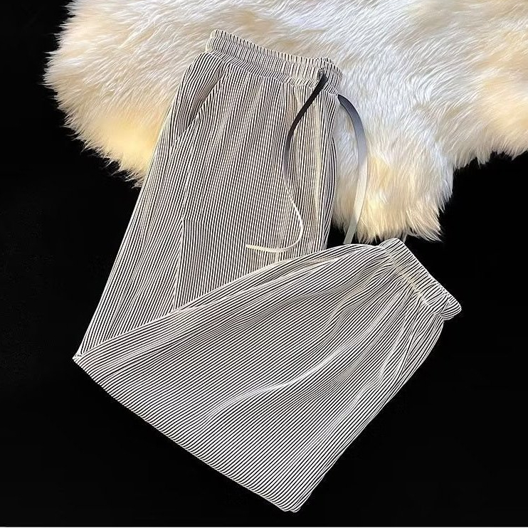 M-5XLQuần Dài Thể Thao Họa Tiết Sọc Thời Trang Phong Cách Hàn Quốc Cho Nam / Nữ