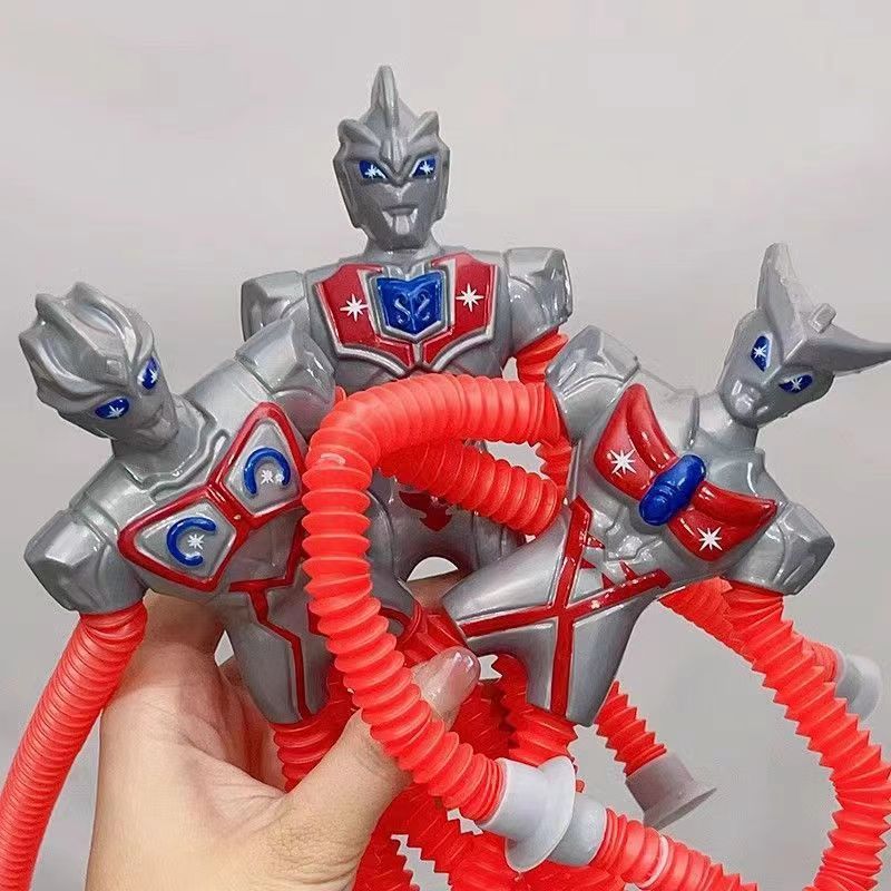 Bán Chạy Cốc Hút Dạ Quang Hình ultraman Cho Bé Trai Chơi Thị Trường Ban Đêm