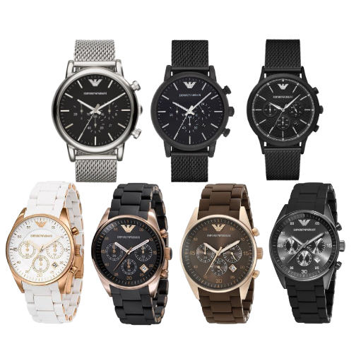 Đồng hồ bấm giờ cổ điển Emporio Armani AR1808 AR1811 AR1968 AR2498 AR5858 AR5859 AR5567 AR5868 AR5889 AR5890 AR5891 AR5905 AR5906 AR5919 AR5920 Đồng hồ nam