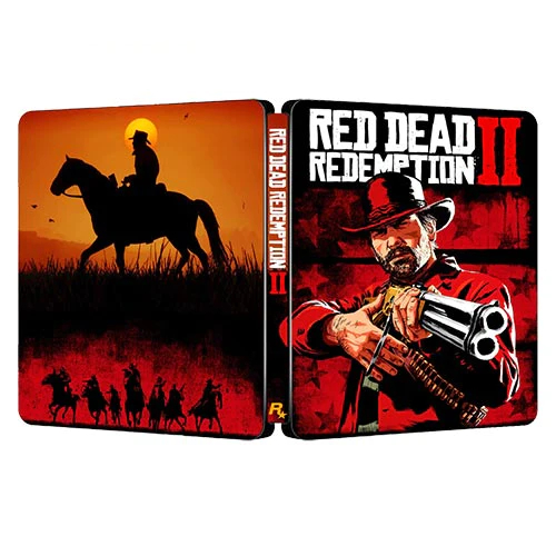 (Chỉ hộp thép, không có đĩa chơi game) Red Dead Redemption II | Dành cho sổ thép PS4 / PS5 | Hộp tưởng tượng ONi