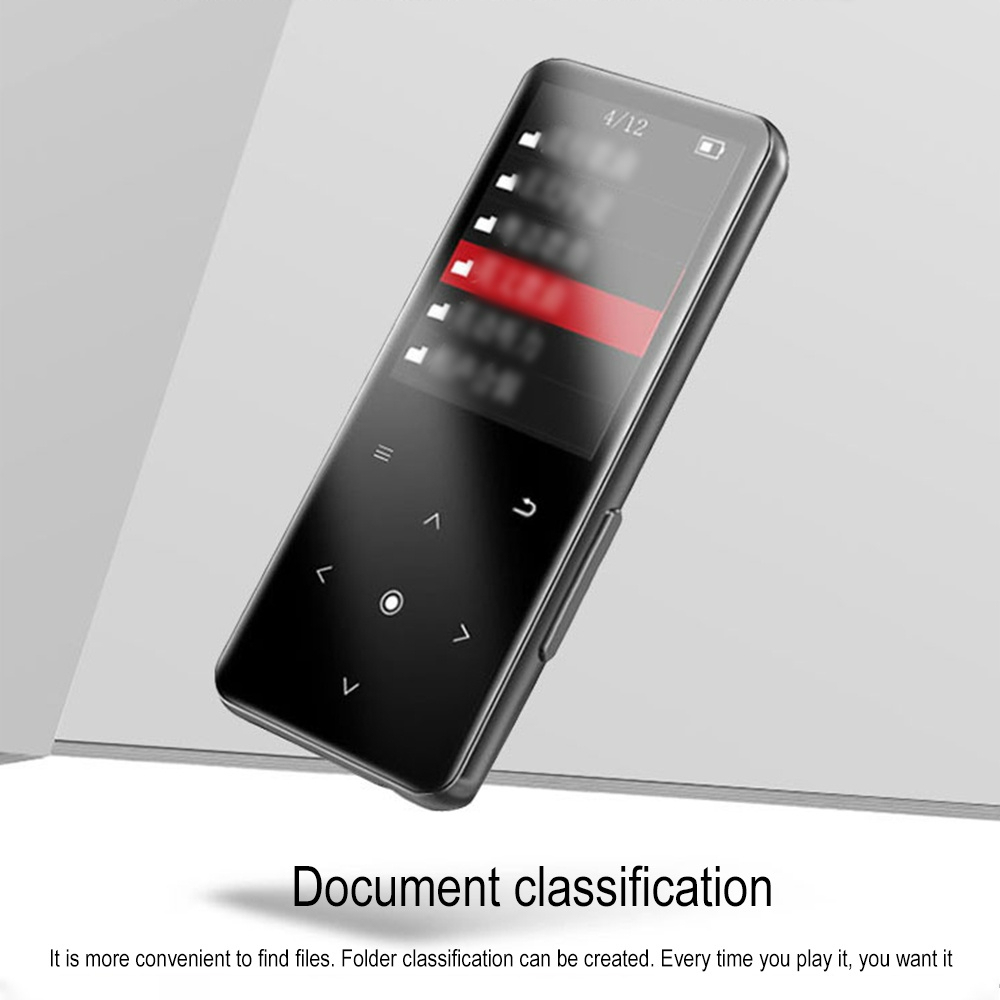 Máy Nghe Nhạc mp3 mp4 4.2 bluetooth hifi Nút Cảm Ứng mini Bằng Kim Loại