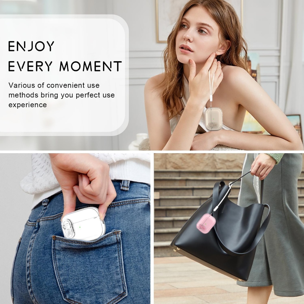 Vỏ Bảo Vệ Hộp Sạc Tai Nghe airpods pro Thế Hệ 2 Bằng tpu Mềm Trong Suốt Chống Sốc 2nd / 1st gen  Ốp