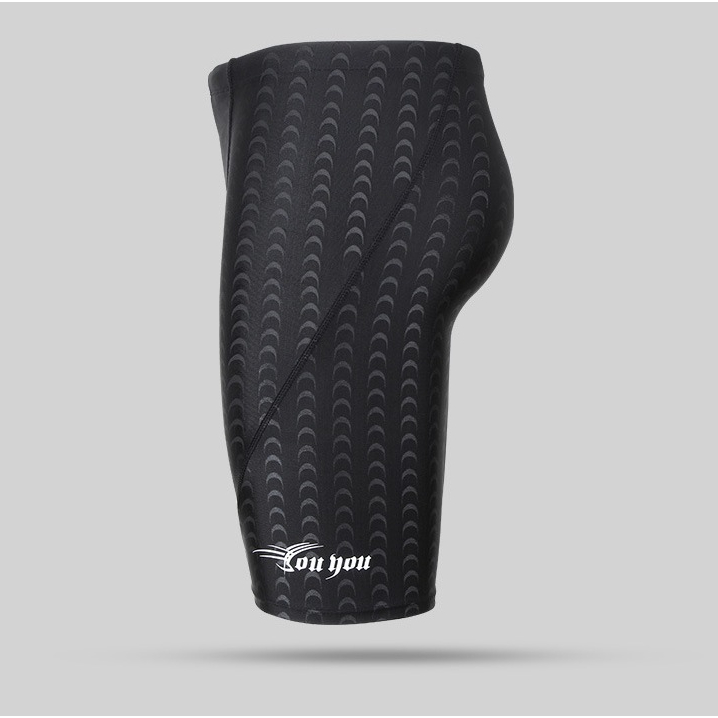 Youyou Quần Bơi Chuyên Nghiệp Thoáng Khí Mau Khô Thiết Kế Giả Da Cá Mập Cỡ Vừa Và Vừa Cho Nam