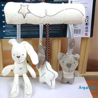 Đồ chơi thú nhồi bông treo xe đẩy dễ thương ngộ nghĩnh cho bé