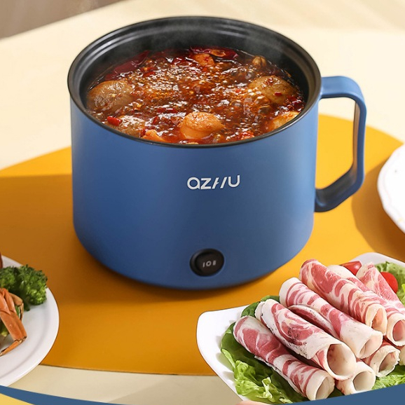 KIQUNE Ca Nấu Mì Nồi Lẩu Mini Đa Năng Siêu Tốc Dành Cho Sinh Viên Văn Phòng Gia Đình Siêu Tiện Lợi IGN23A10ZK