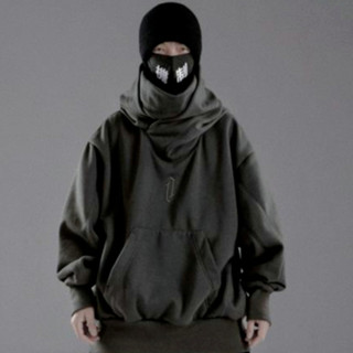 Áo sweater Có Mũ Trùm Dáng Rộng Phong Cách hip hop Thời Trang Thu Đông Cho Nam