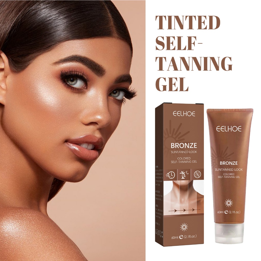 Kem dưỡng da thuộc da Tanning Bed Sunless Tanner Kem dưỡng ẩm giúp dưỡng ẩm cho da với các thành phần tự nhiên dành cho da khô hoặc da dầu