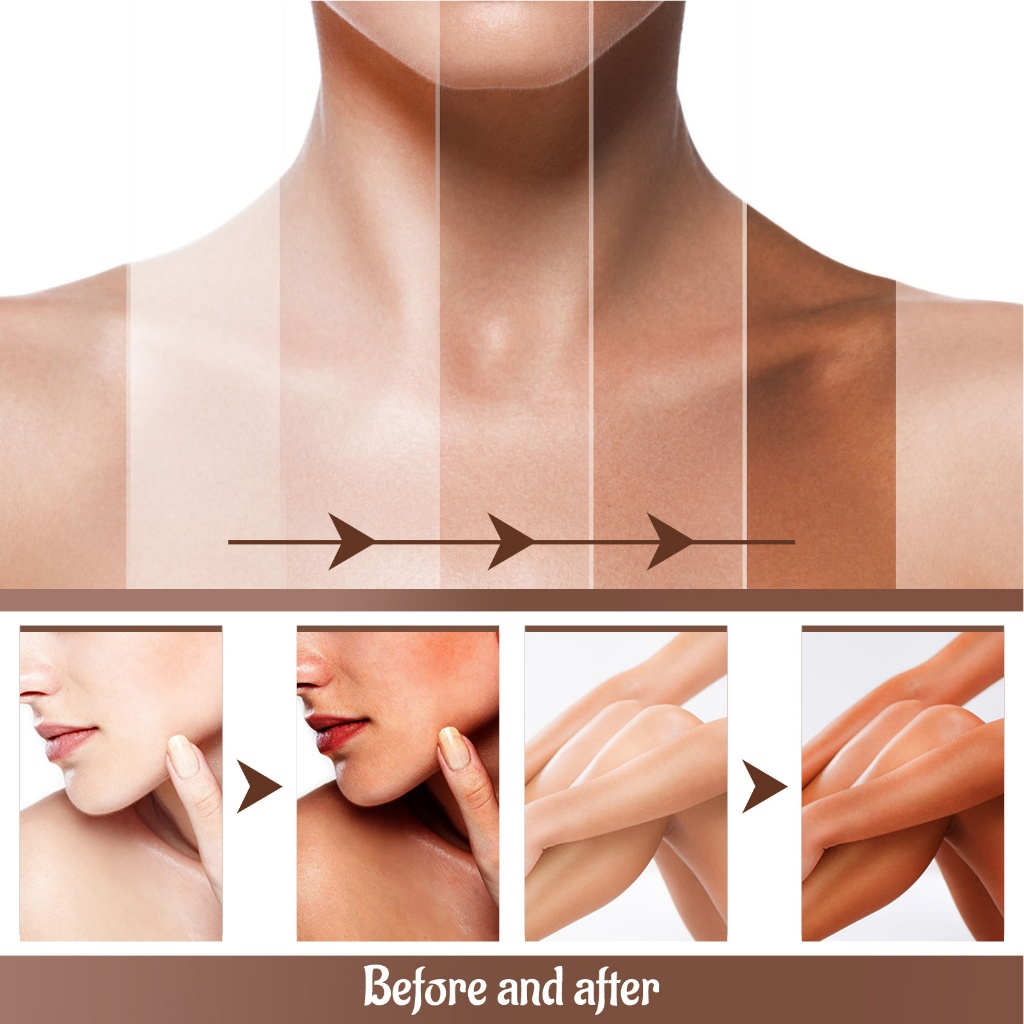 Kem dưỡng da thuộc da Tanning Bed Sunless Tanner Kem dưỡng ẩm giúp dưỡng ẩm cho da với các thành phần tự nhiên dành cho da khô hoặc da dầu