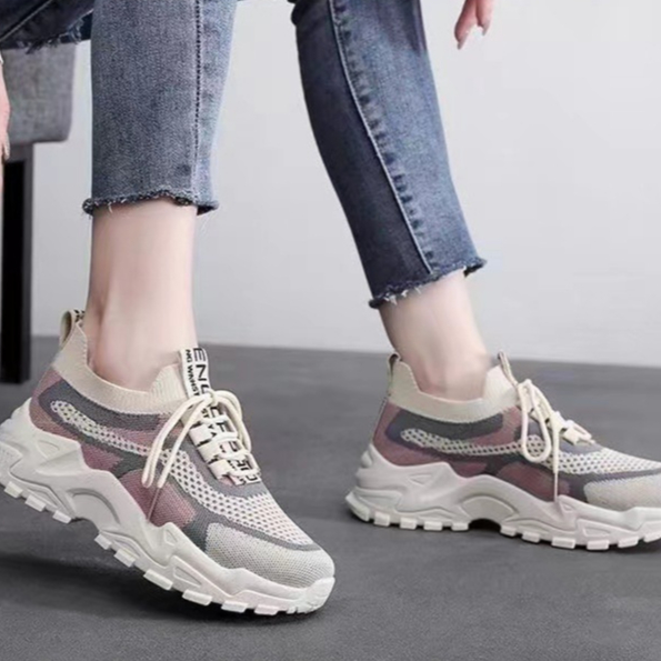 Giày Thể Thao Nữ Đế Dày Thời Trang Năng Động