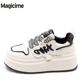 Magicime Giày Thể Thao Đế Dày Tăng Chiều Cao Thời Trang Nữ