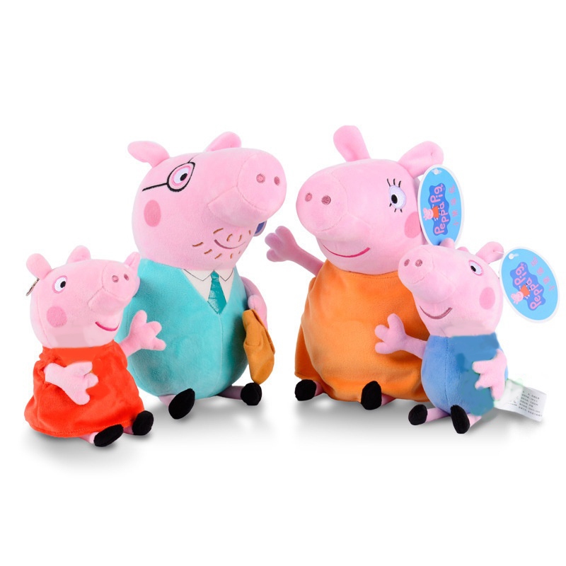 Thú Nhồi Bông Hình Gia Đình Heo Hoạt Hình Dễ Thương