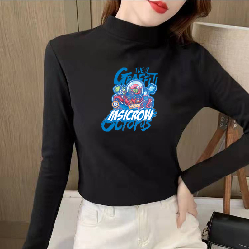 Áo Sơ Mi Tay Dài Cổ Cao oversize 3xl Thời Trang Mùa Thu Cho Nữ #R1195