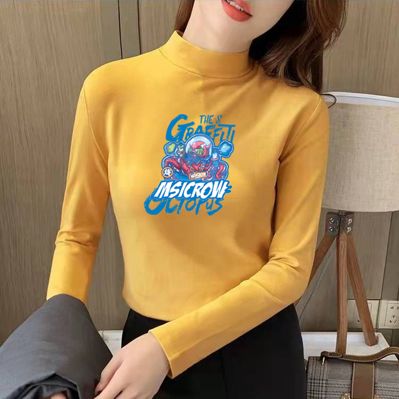 Áo Sơ Mi Tay Dài Cổ Cao oversize 3xl Thời Trang Mùa Thu Cho Nữ #R1195