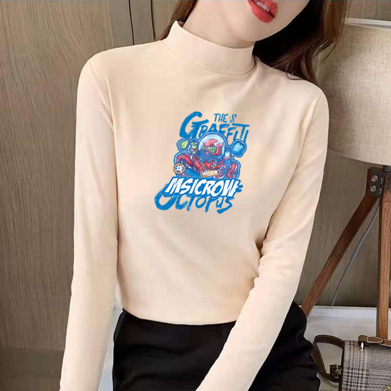 Áo Sơ Mi Tay Dài Cổ Cao oversize 3xl Thời Trang Mùa Thu Cho Nữ #R1195