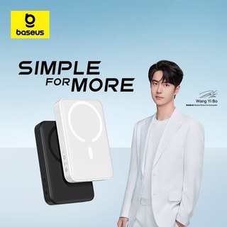 Pin Sạc Dự Phòng Không Dây 10000mAh Mini Có Nam Châm Tự Động Lấy Nét Baseus Cho iPhone 14