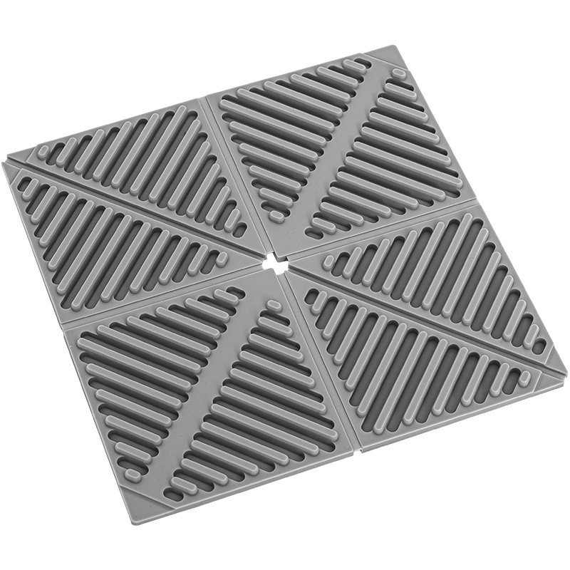 Thảm Phơi Ráo Bát Đĩa Bằng silicone Chịu Nhiệt Chống Trượt Có Lỗ Thoát Nước Có Thể Gập Lại Đĩa Ăn Chất Lượng Cao Tiện Dụng Cho Nhà Bếp