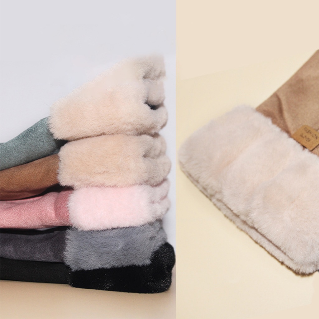 Găng Tay Lái Xe Chống Gió Mềm Mại Cảm Ứng Chạm Thiết Kế Màn Hình Cảm Ứng Dành Cho Bạn Nữ Đi Mua Sắm