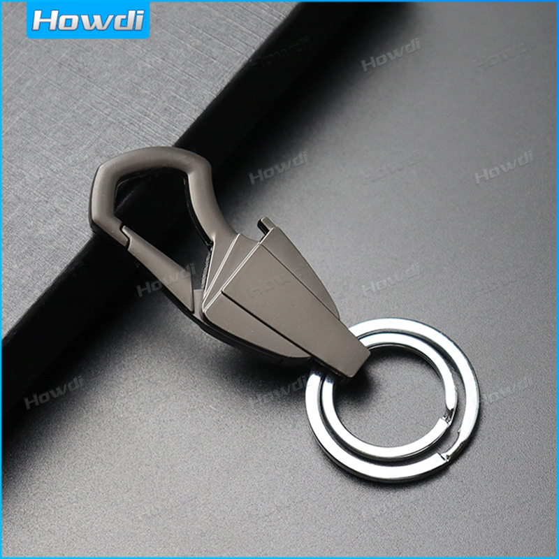 Móc khóa kim loại có logo tùy chọn thiết kế sáng tạo