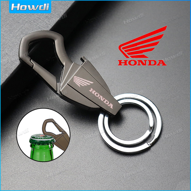 Móc khóa Meta hợp kim sáng tạo mới có logo cho Honda Motor