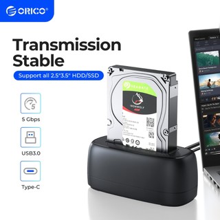  Trạm kết nối ổ cứng ORICO USB 3.0 sang SATA với chức năng sao chép ngoại tuyến cho  2,5 "3,5" Inch  Vỏ ổ cứng Hỗ trợ lên đến 36TB 10GbpsTpye-C   Tpye-B Cáp đi kèm DD18  