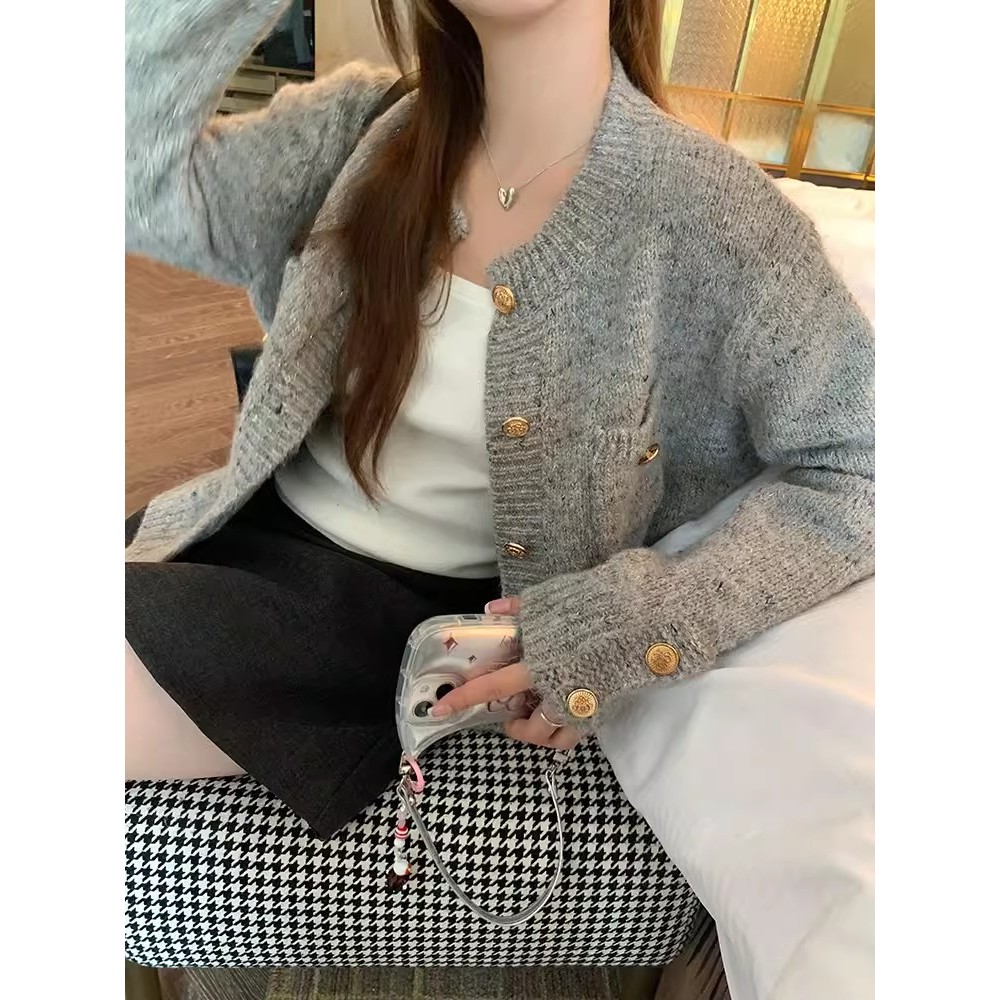 Áo khoác cardigan EOENKKY WMY23903H2 37Z230915 thời trang Hàn Quốc độc đáo đẹp mắt