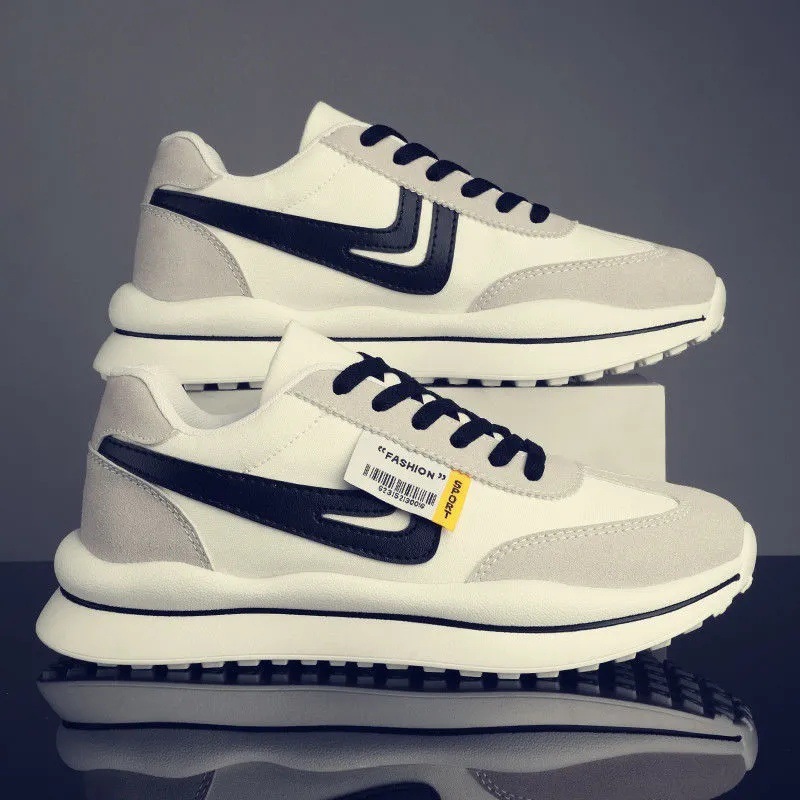 Giày Thể Thao Thoáng Khí Trọng Lượng Nhẹ Thời Trang Mùa Thu Phong Cách Hàn Quốc Cho Nam