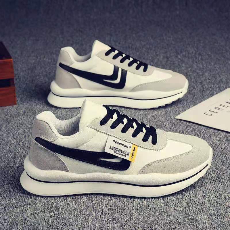 Giày Thể Thao Thoáng Khí Trọng Lượng Nhẹ Thời Trang Mùa Thu Phong Cách Hàn Quốc Cho Nam