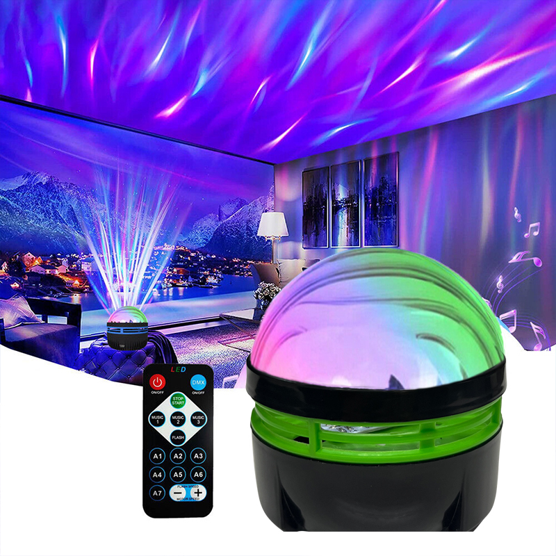 Đèn Galaxy cực quang sóng nước, đèn vũ trụ galaxy tiktok, thiên hà ngân hà bản không loa