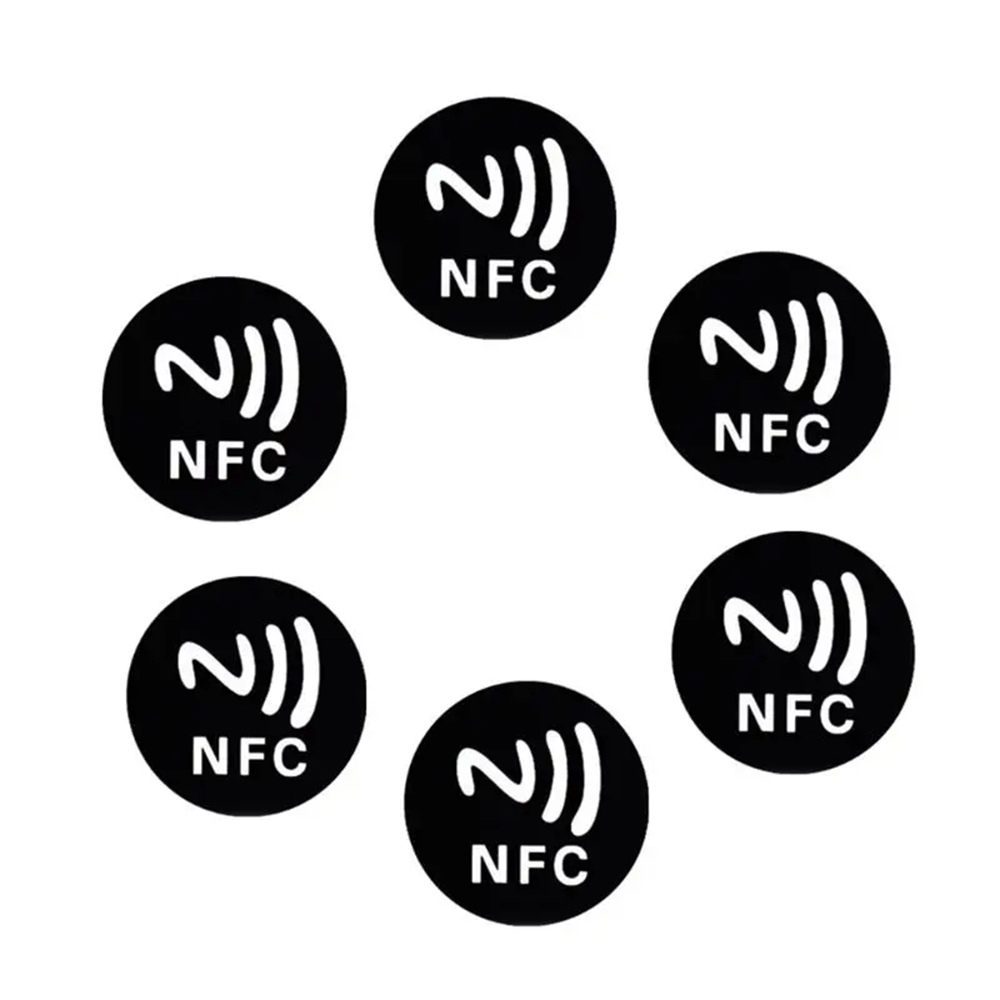 Set 6 Miếng Dán nfc ntag213 tag ntag 213 Tiện Lợi Dễ Sử Dụng