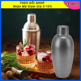 Bình lắc shaker pha chế - Bình lắc Cocktail bằng Thép Không Gỉ 304 Phong Cách Mỹ