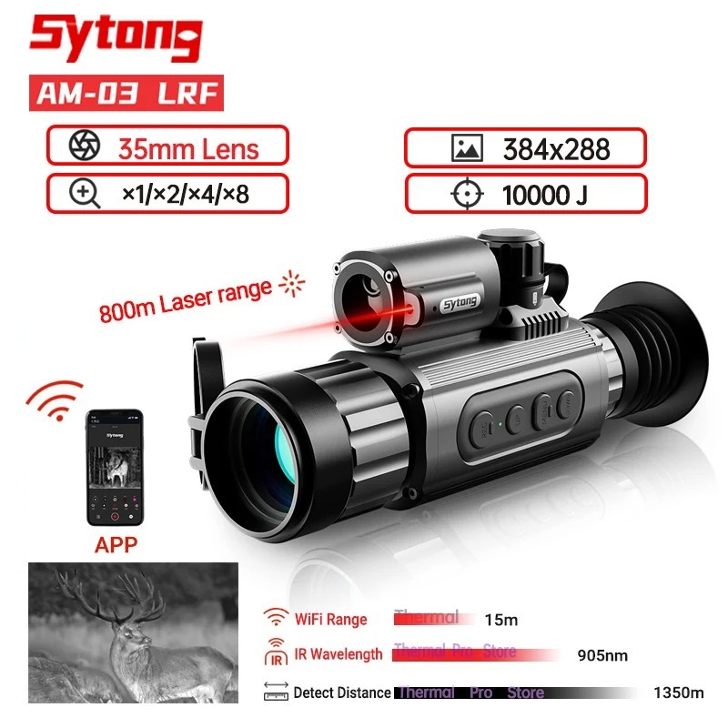 Sytong AM03 Máy chụp ảnh nhiệt hồng ngoại WIFI Tầm nhìn ban đêm Phạm vi nhiệt một mắt VS PARD / GL35R | BigBuy360 - bigbuy360.vn