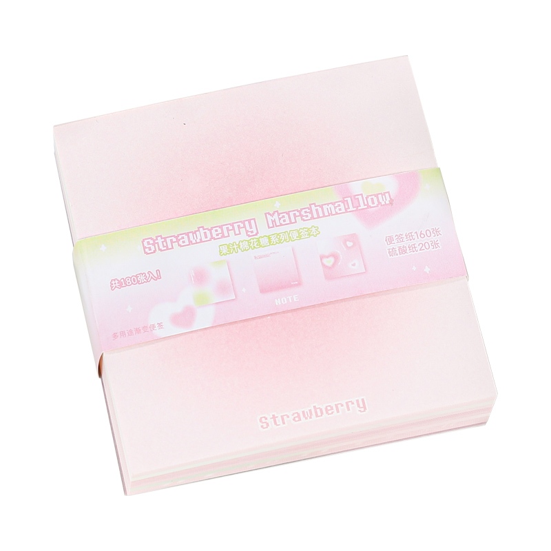 Mr. Paper 180 vé/túi tờ Dễ thương Kẹo màu Ngọt hệ Ngôi SAO Tình yêu thương Các màn tờ Không có độ nhớt Học sinh ghi nhớ Giấy thông báo Bàn tay DIY sáng tạo Nguyên liệu dán