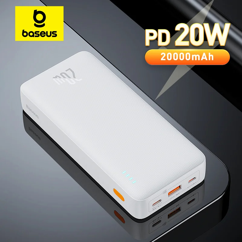 Baseus Cục Sạc Nhanh 20w 20000mah Cho iphone 15 / 14 / 13 / 12 xiaomi