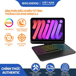 Goojodoq Bao da máy tính bảng  có bàn phím không dây Bluetooth thích hợp cho iPad Mini 6 8.3 Air 4 5 Pro 11 12.9
