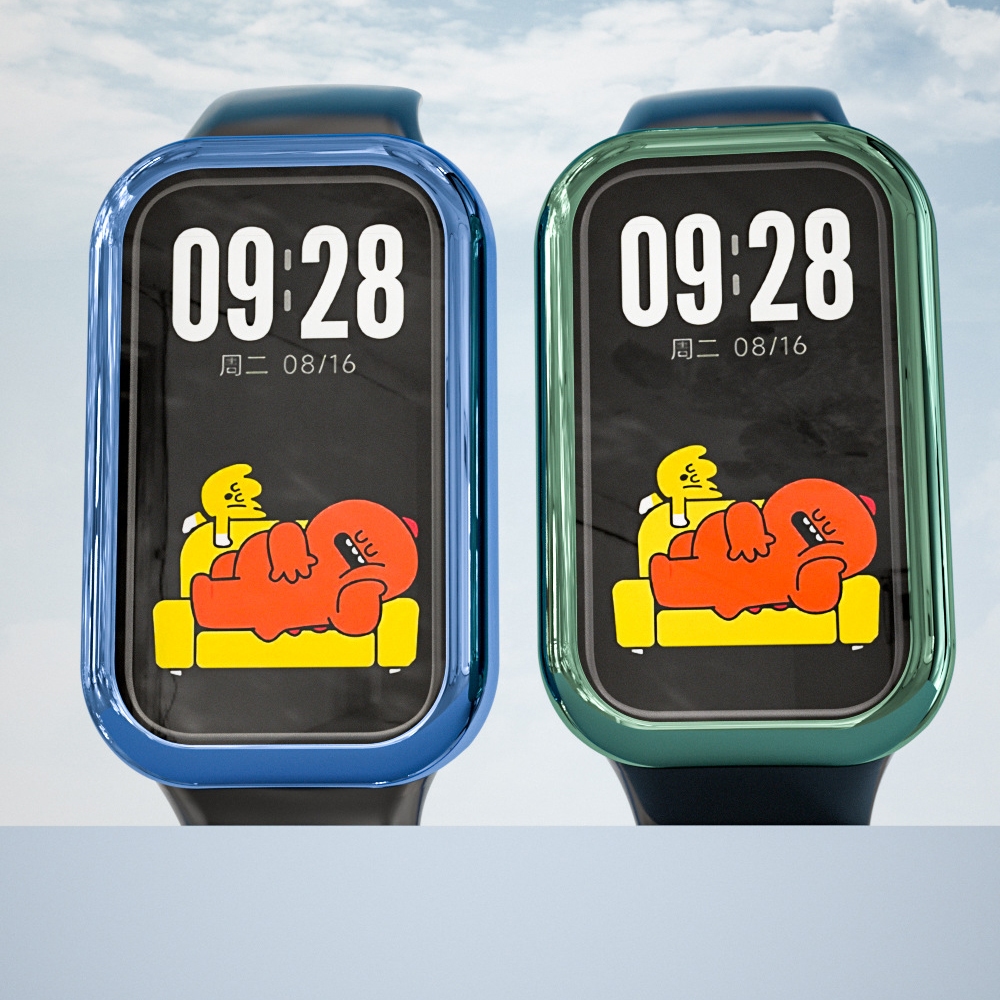 Ốp Bảo Vệ Màn Hình Đồng Hồ Thông Minh Xiaomi Smart Band 8 Active / Redmi Smart Band 2