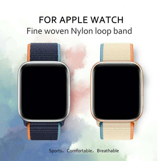 Dây Đeo Nylon Co Giãn Cho Đồng Hồ Thông Minh AW Watch Series 9 8 6 SE 5 4 3 2 1 for i-Watch Ultra2 49mm 45mm 41mm 44mm 40mm 38mm 42mm
