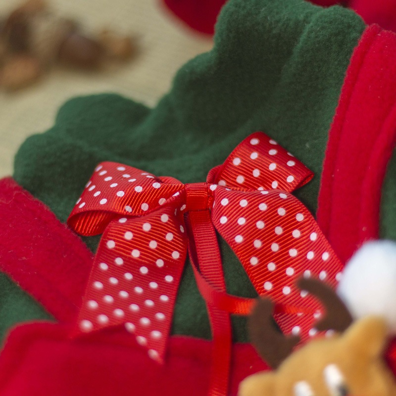 Bộ Quần Áo Vải Nhung Dày Hình Gấu teddy Thời Trang Thu Đông 2024 Cho Mèo