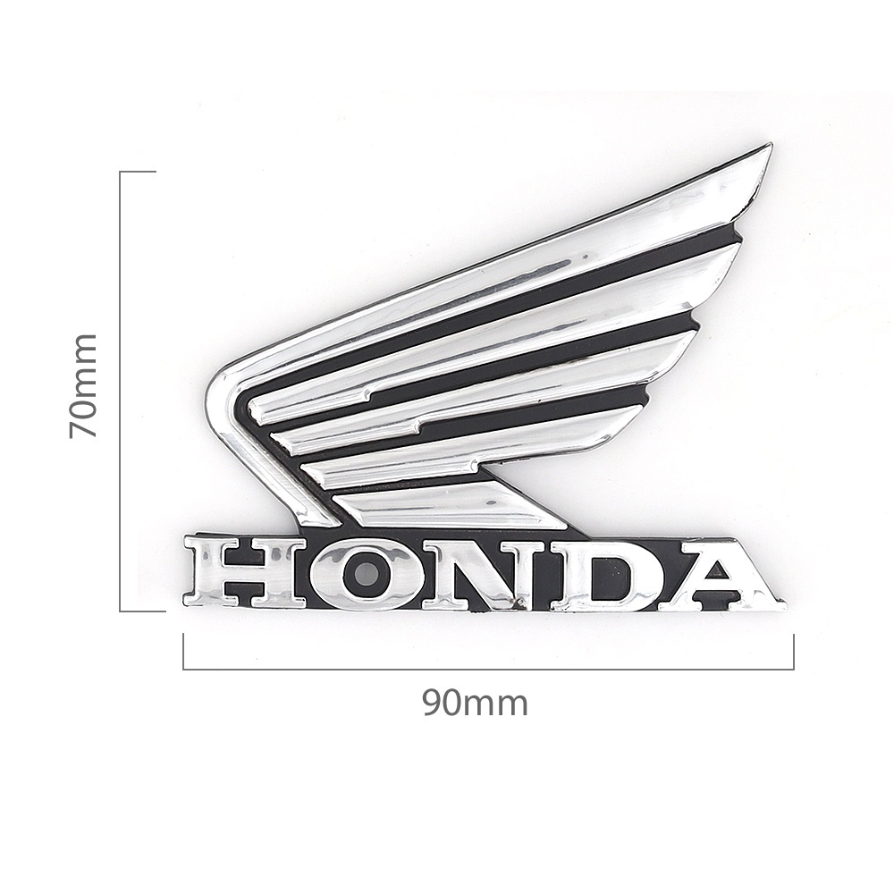 Honda Bộ 2 Miếng Dán 3d Trang Trí Xe Mô Tô vario beat Wing Chất Lượng Cao