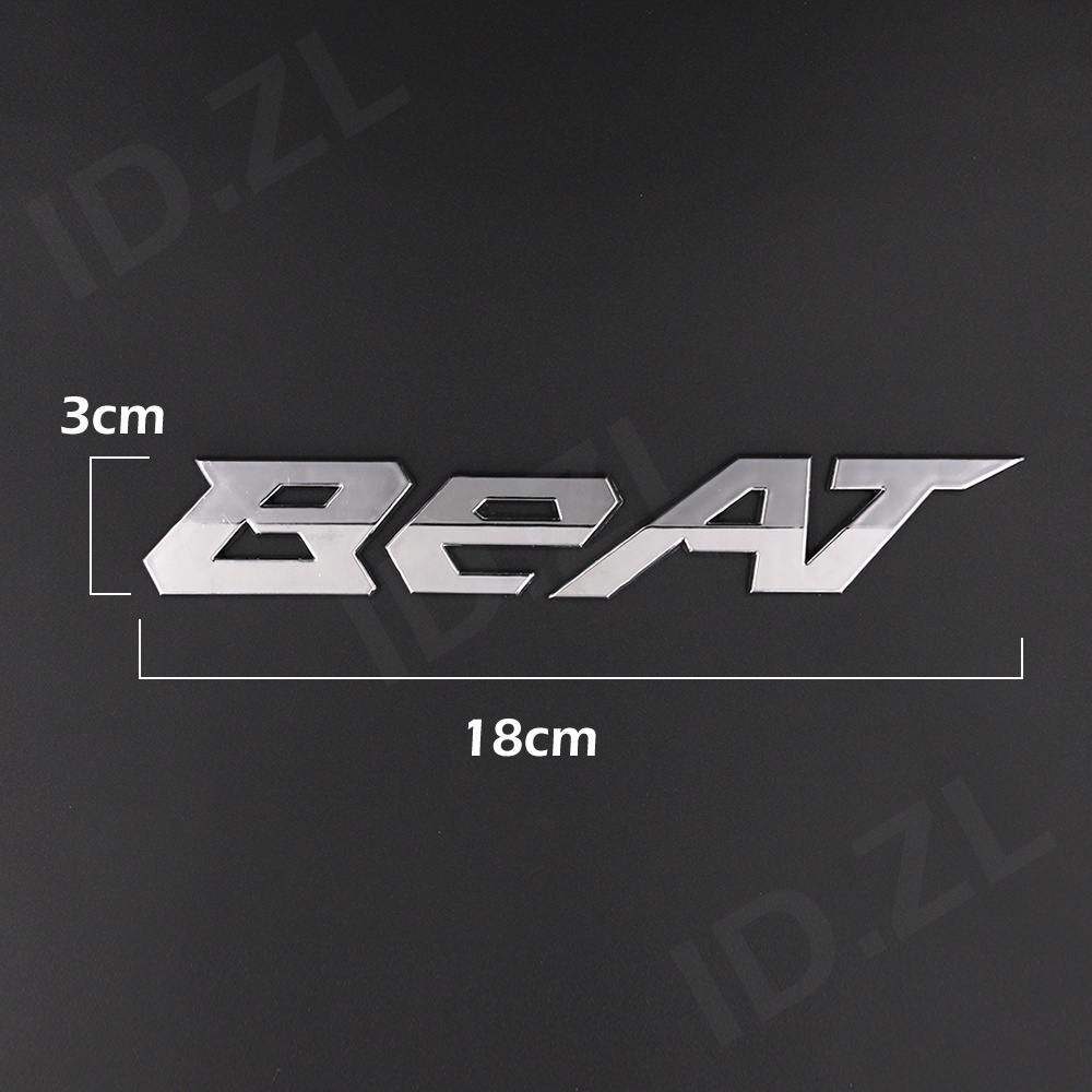 Honda Bộ 2 Miếng Dán 3d Trang Trí Xe Mô Tô vario beat Wing Chất Lượng Cao