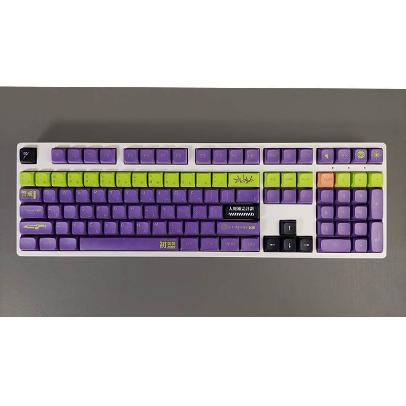 GMK EVA SỐ 1 Keycap, 134 Phím Keycaps PBT XDA Profile DYE-SUB Cá Tính Cho MX Công Tắc Bàn Phím Cơ
