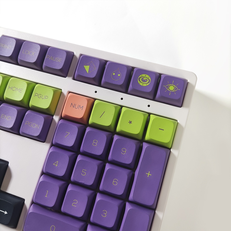GMK EVA SỐ 1 Keycap, 134 Phím Keycaps PBT XDA Profile DYE-SUB Cá Tính Cho MX Công Tắc Bàn Phím Cơ