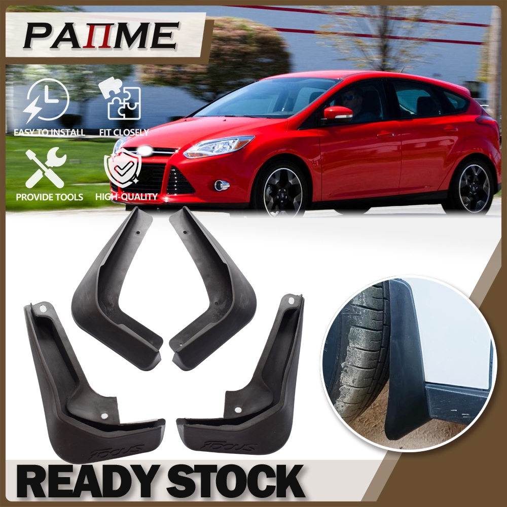 4 Cái / bộ Nắp Bùn Ô Tô Cho Xe Ford Focus Hatchback 2011 2012 2013 2014 2015 2016 2017 2018 Mudflaps Splash Guards Fender Chắn Bùn Phía Trước Phía Sau Phụ Kiện Phần Bánh Xe YC101017