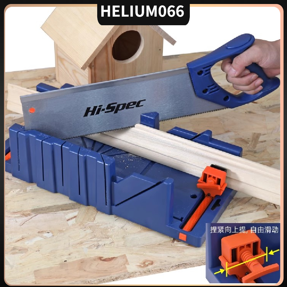 Bộ tủ cưa cắt góc cầm tay 45° có hộp bảo quản ổn định chắc chắn Helium066