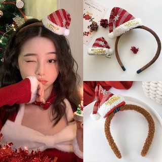 Phụ kiện tóc giáng sinh mũ giáng sinh kẹp tóc phụ kiện tóc ngọt ngào