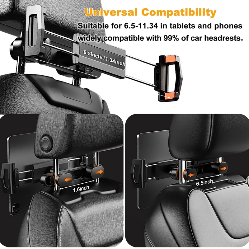 Giá Đỡ Điện Thoại / Máy Tính Bảng 4.7-12.9 inch Thông Dụng Gắn Sau Ghế Xe Hơi