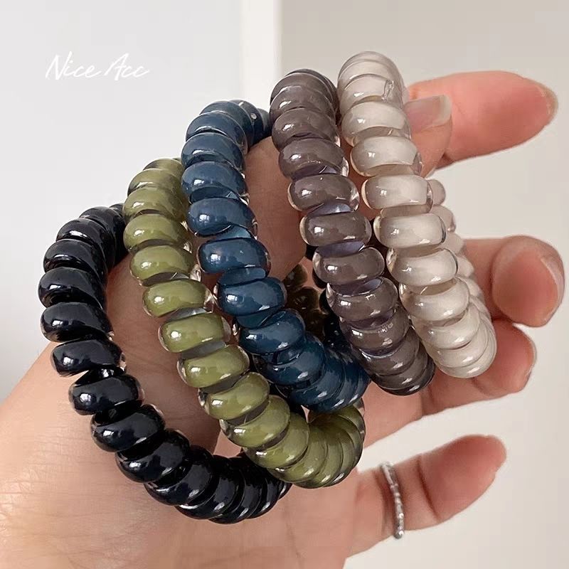 Dây Buộc Tóc Cao Su Co Giãn Màu Sắc Xinh Xắn